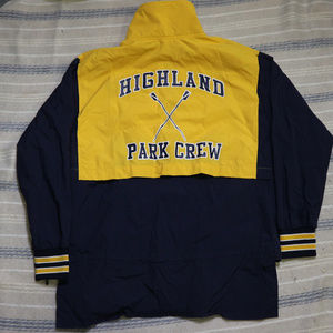 RARE Highland Park Row Crew Vented Pullover Jacket Sz Medium US
